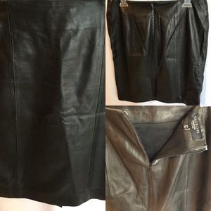 Talbot Women’s 100% Leather Skirt